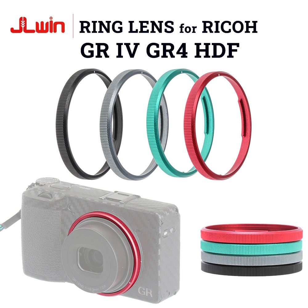 ตกแต่งกล้องตกแต่ง Ricoh GR4 GR4x HDF GR IV Gr4 แหวนเลนส์แหวน ricoh เลนส์แหวน gr4x hdf