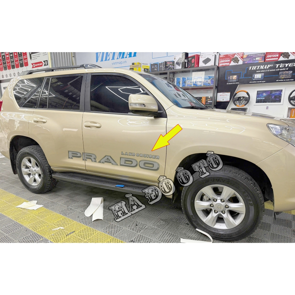 Land Cruiser Prado สติ๊กเกอร์ตัวอักษร Toyota Prado Door Sticker - Land Cruiser Prado Lettering Prado