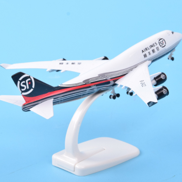 โบอิ้ง 747 SF AIRLINES (B-2422 SF EXPRESS) สเกล 1:400 ของขวัญการบินสะสมโลหะคุณภาพสูง