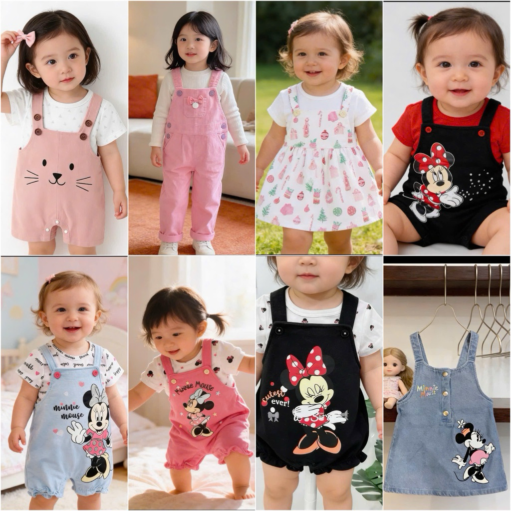 เอี๊ยมเด็กผู้หญิง Set (มีเสื้อ) 0-24m (BABY FORM) เอี๊ยมเด็กแรกเกิด F0832-3m 0464L 0743L 0908L L043 