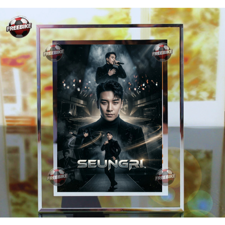 กรอบโปสเตอร์ SEUNGRI พร้อมกระจกคริสตัลคุณภาพสูง รุ่น 1