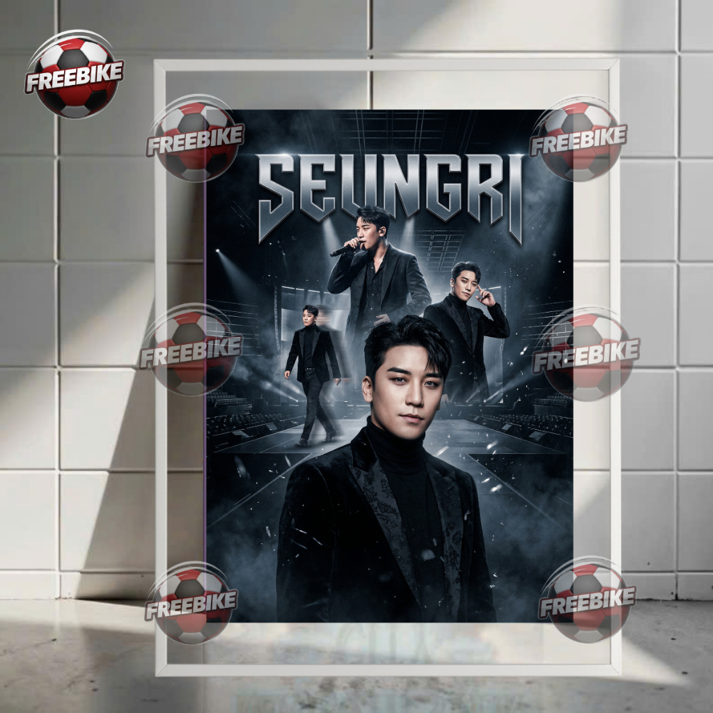 โปสเตอร์ SEUNGRI พร้อมกระจกคริสตัลคุณภาพสูง รุ่น 2