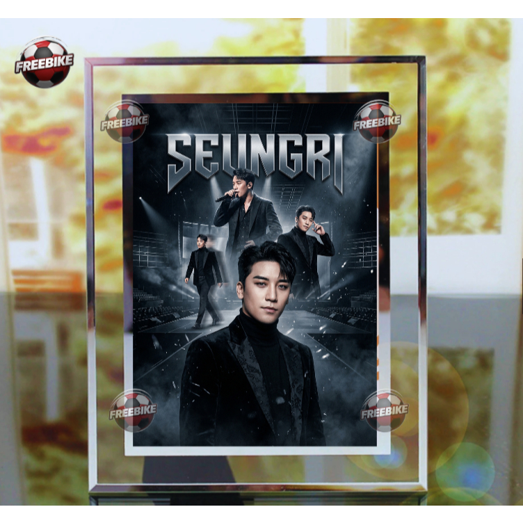 กรอบโปสเตอร์ SEUNGRI พร้อมกระจกคริสตัลคุณภาพสูง รุ่น 2