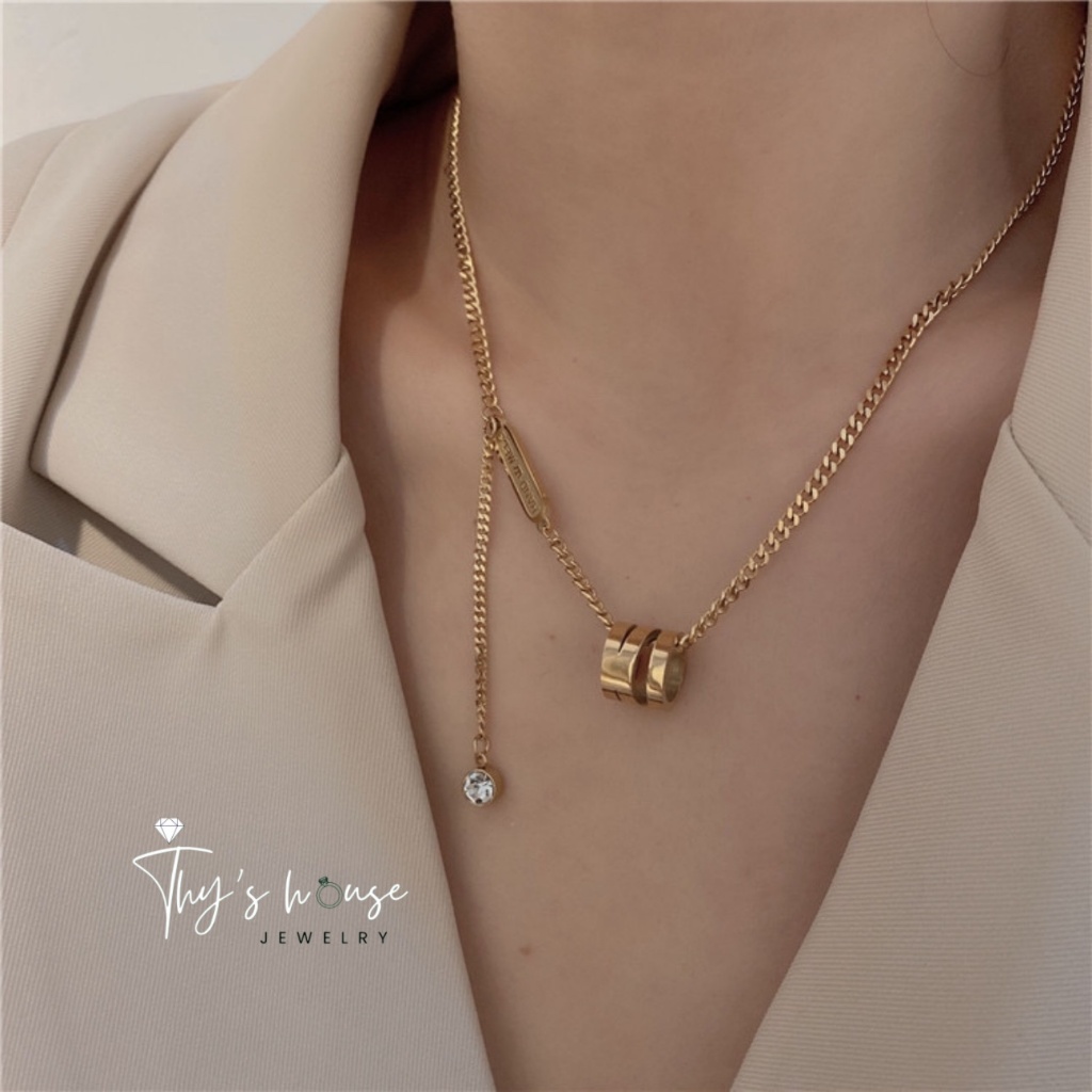 [NO RUST] Eterna Loop LMD38 สร้อยคอไทเทเนียมระดับไฮเอนด์