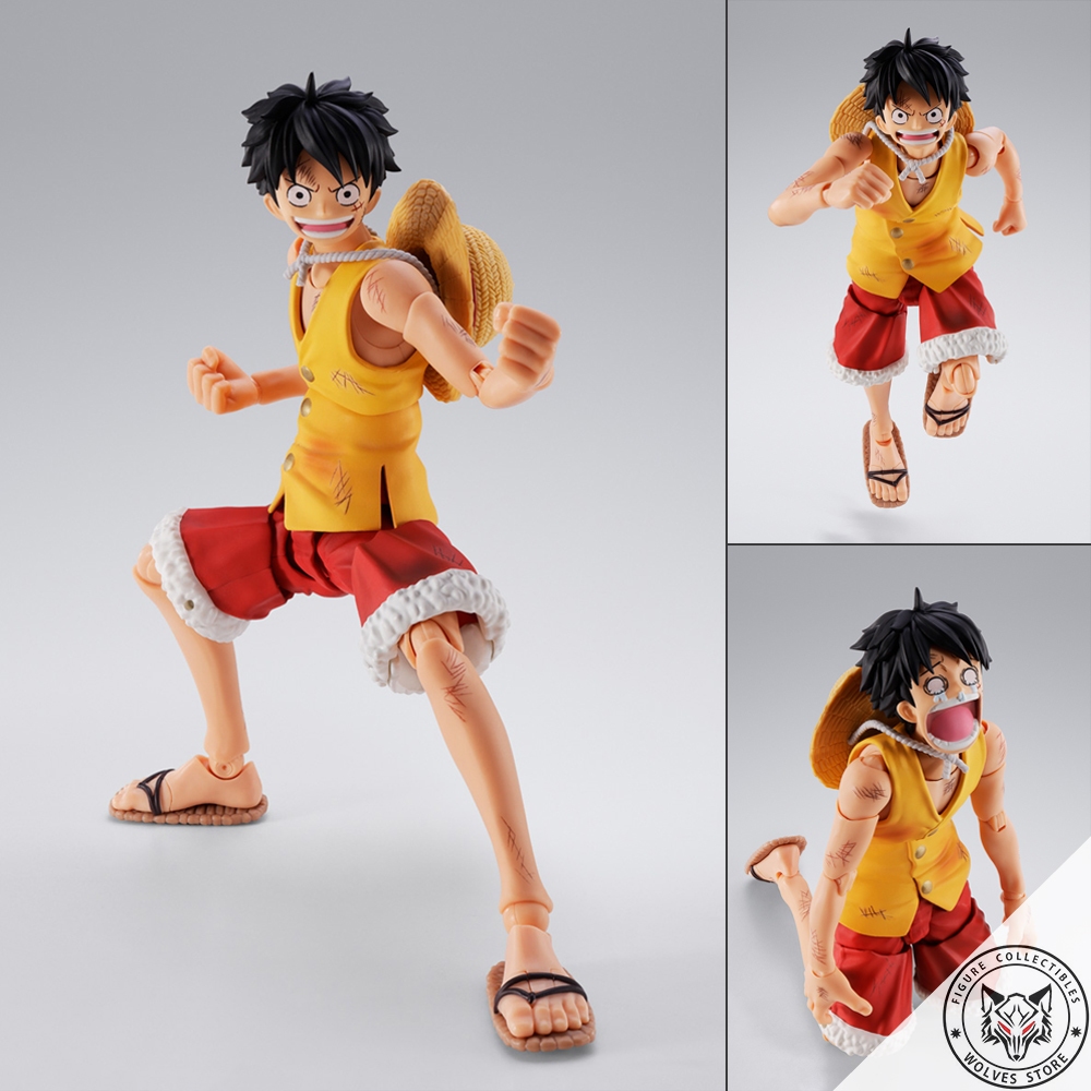 SHF One Piece ฟิกเกอร์แท้: SHF Monkey D. ลูฟี่ (มารีนฟอร์ด) (shf ลูฟี่)