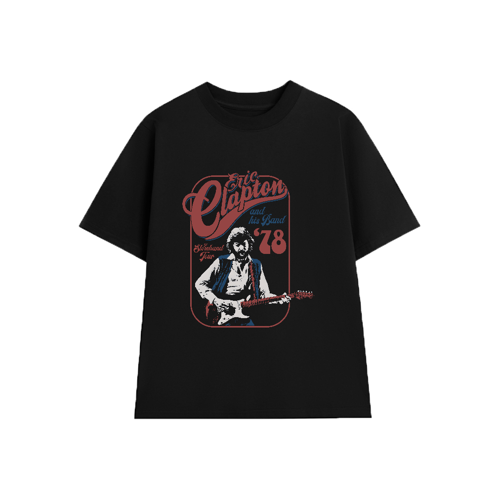 เสื้อยืด Eric Clapton EC006 ผ้าฝ้ายนุ่มทรงหลวม Unisex