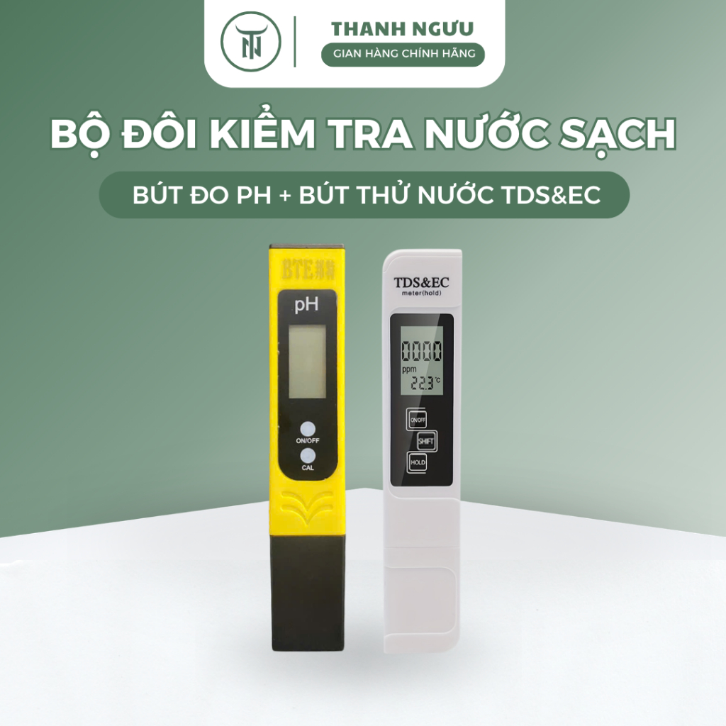 Clean Water Test Duo PH Meter Pen & TDS Water Test Pen&EC