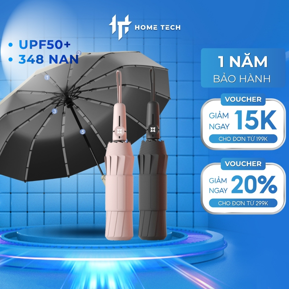 MIUNA U348 ร่มกันฝนป้องกันรังสียูวี UFS50+ พับได้ 350 สแลทเหล็กแข็งแรงเป็นพิเศษ ป้องกันลม 20 ครั้ง s