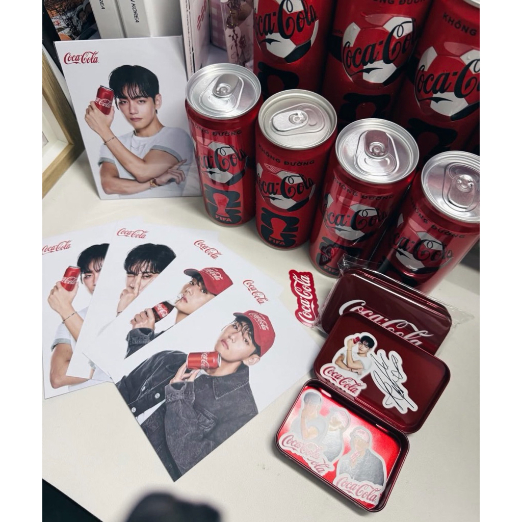 Photocard BTS V Kim Taehyung x Cocacola 2026