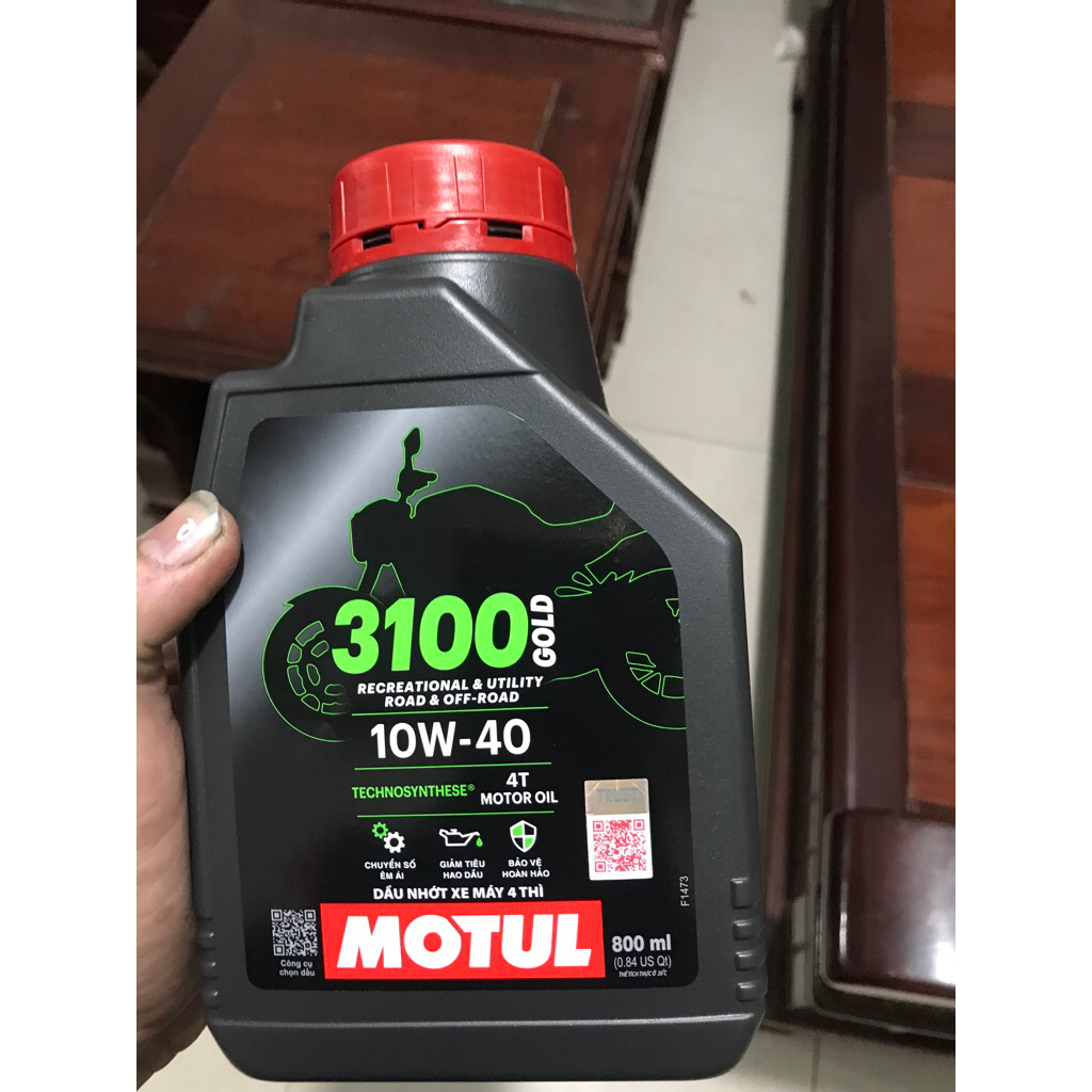 MOTUL 3100 น้ํามันหล่อลื่นเกียร์ MOTUL 3100 GOLD 10W 40 800 ml