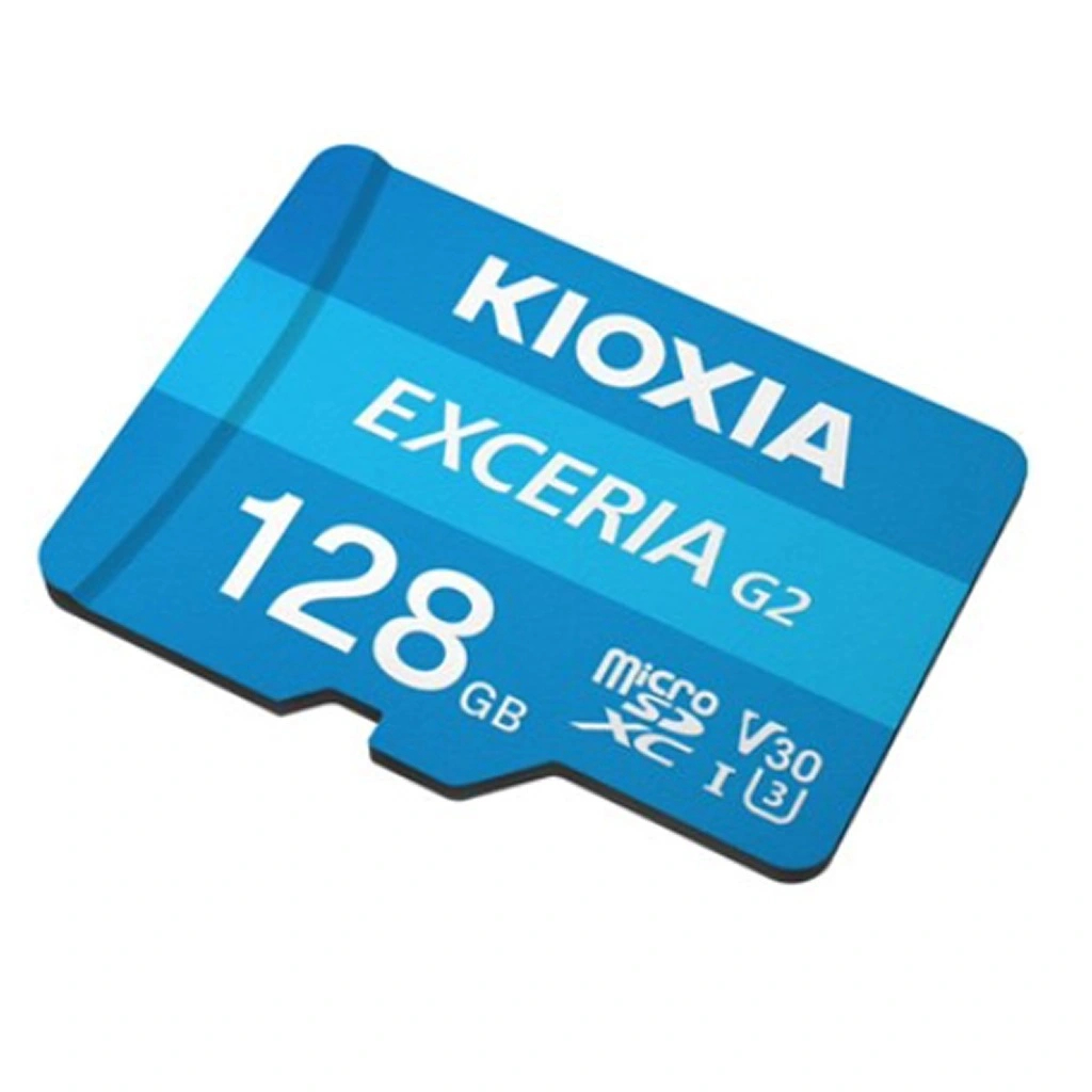 Kioxia Exceria G2 128GB UHS-I U3 การ์ดหน่วยความจํา microSDXC อ่าน 100MB/s เขียน 50MB/s (สีเขียว) - N
