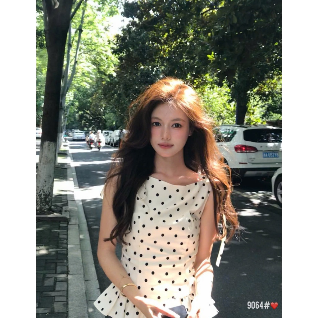 Wg.We 9064 เสื้อลายจุด