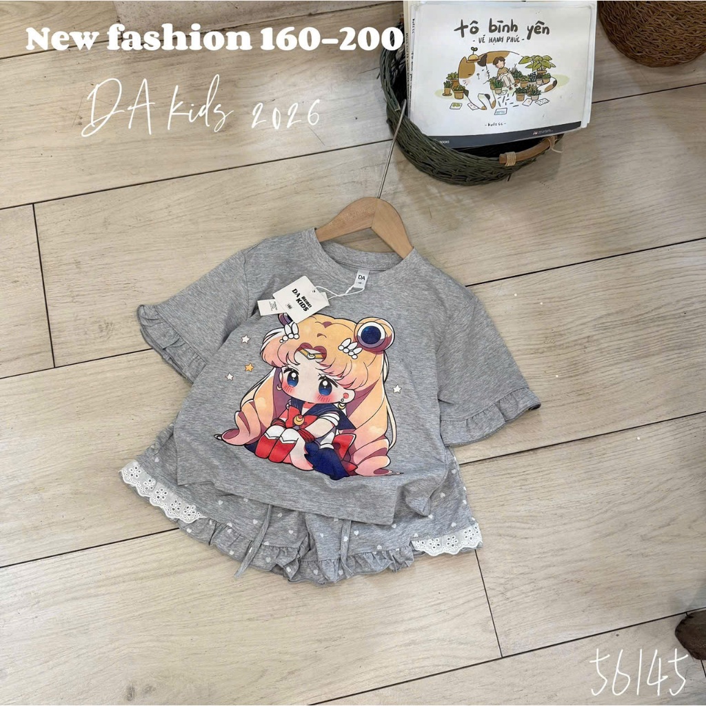 ชุดกางเกงขาสั้นลูกไม้ Princess Sailor Moon สําหรับสาวไซส์ 13-37kg (MA MN)