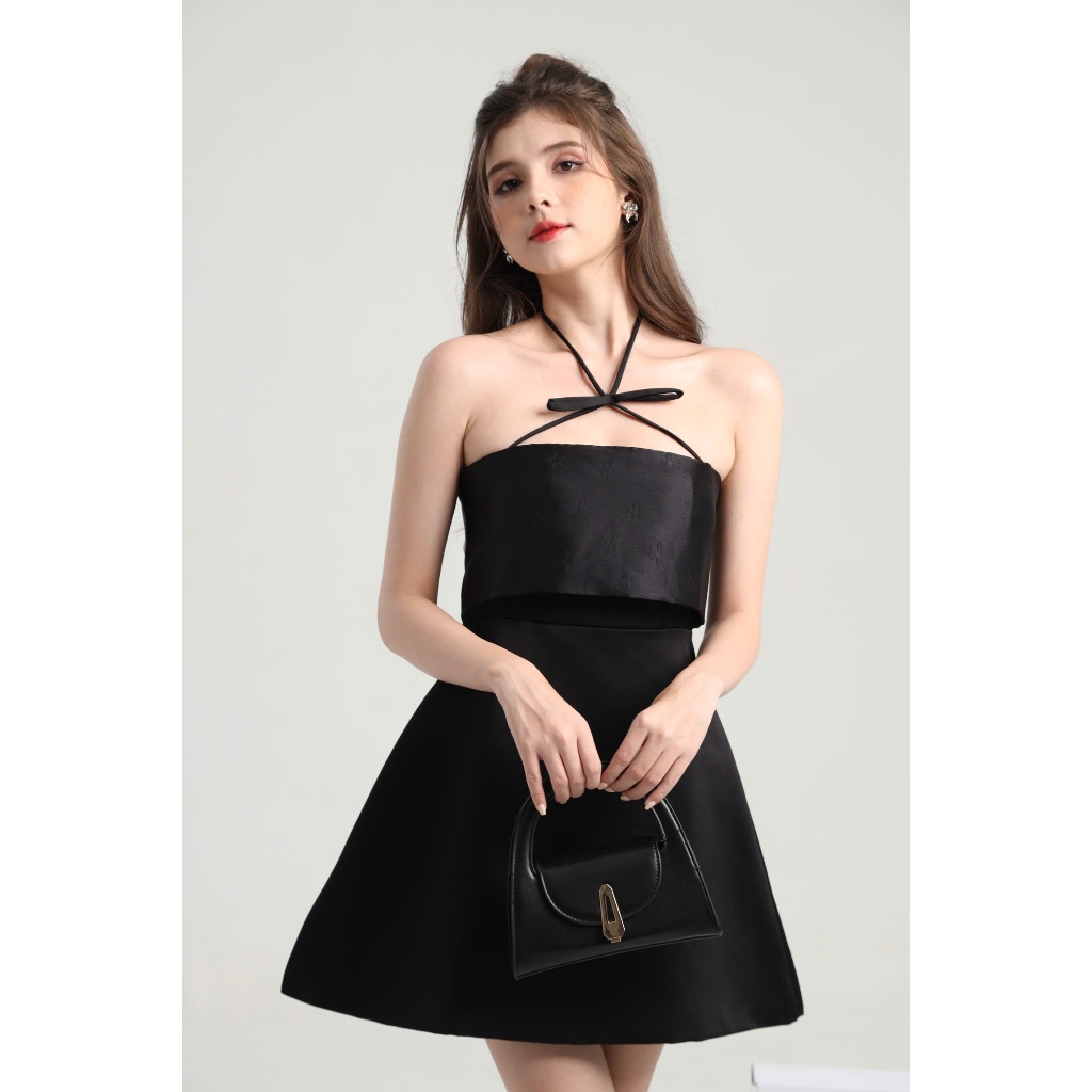 [ DESIGNED KAEN GOUT ] - ดีไซน์คอผูกโบว์สุดหรู DRESS - HANA DRESS