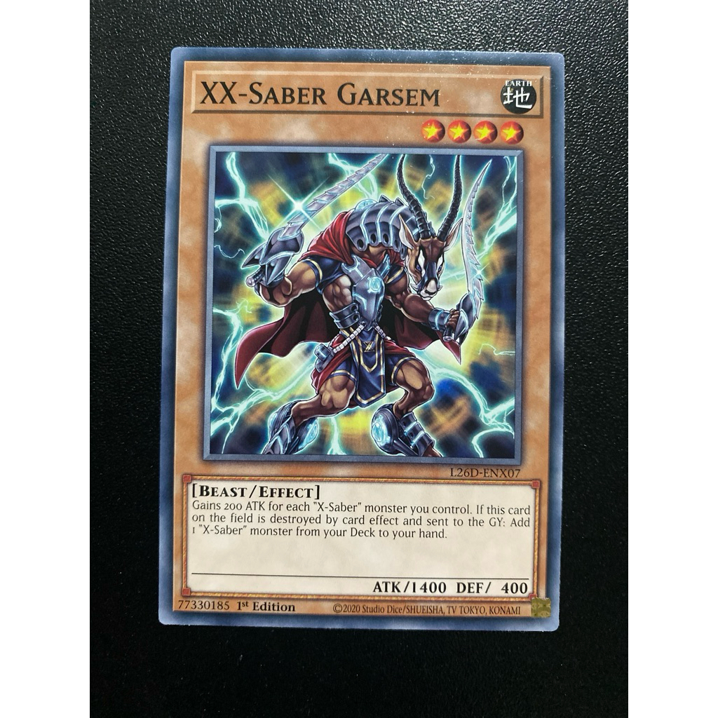 XX-Saber Garsem - Common TCG UK - L26D-ENX07