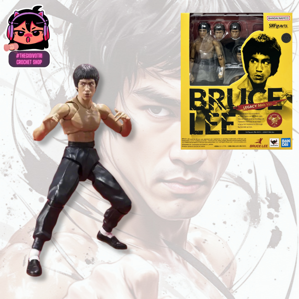 SHF BANDAI (AUTHENTIC) คุณภาพสูง ACTION FIGURE "BRUCE LEE - LY TIEU LONG" (2ND - FULLBOX)