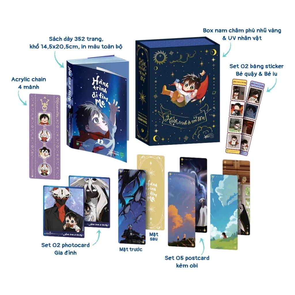 หนังสือ - Journey to Find Mom - เล่ม 1 2 (เวอร์ชั่น) - IPM Vietnam