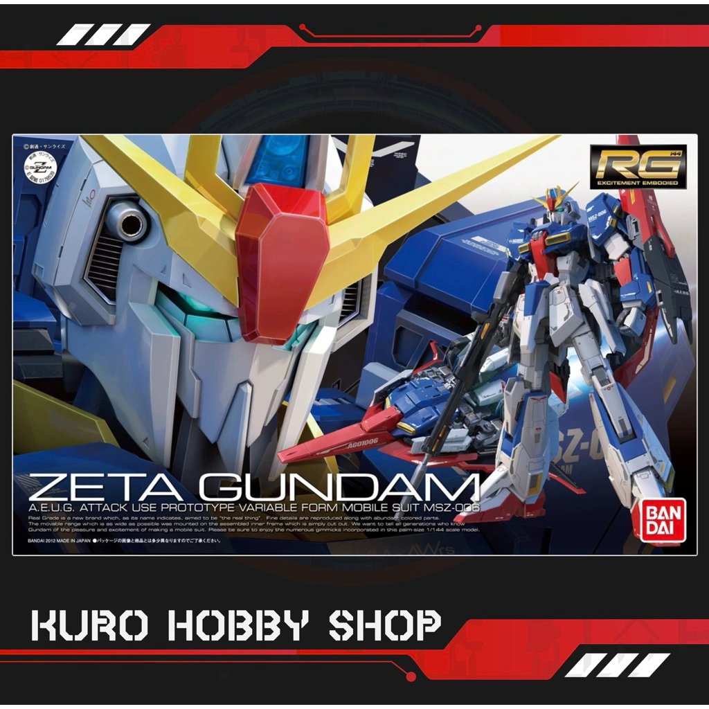 RG 1/144 Zeta Gundam - Bandai Assembly Model