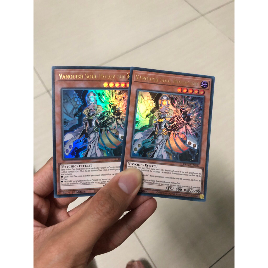 การ์ด Yugioh Vanquish Soul Holilie Sue - แอดวานซ์ของ Duelist (DUAD)