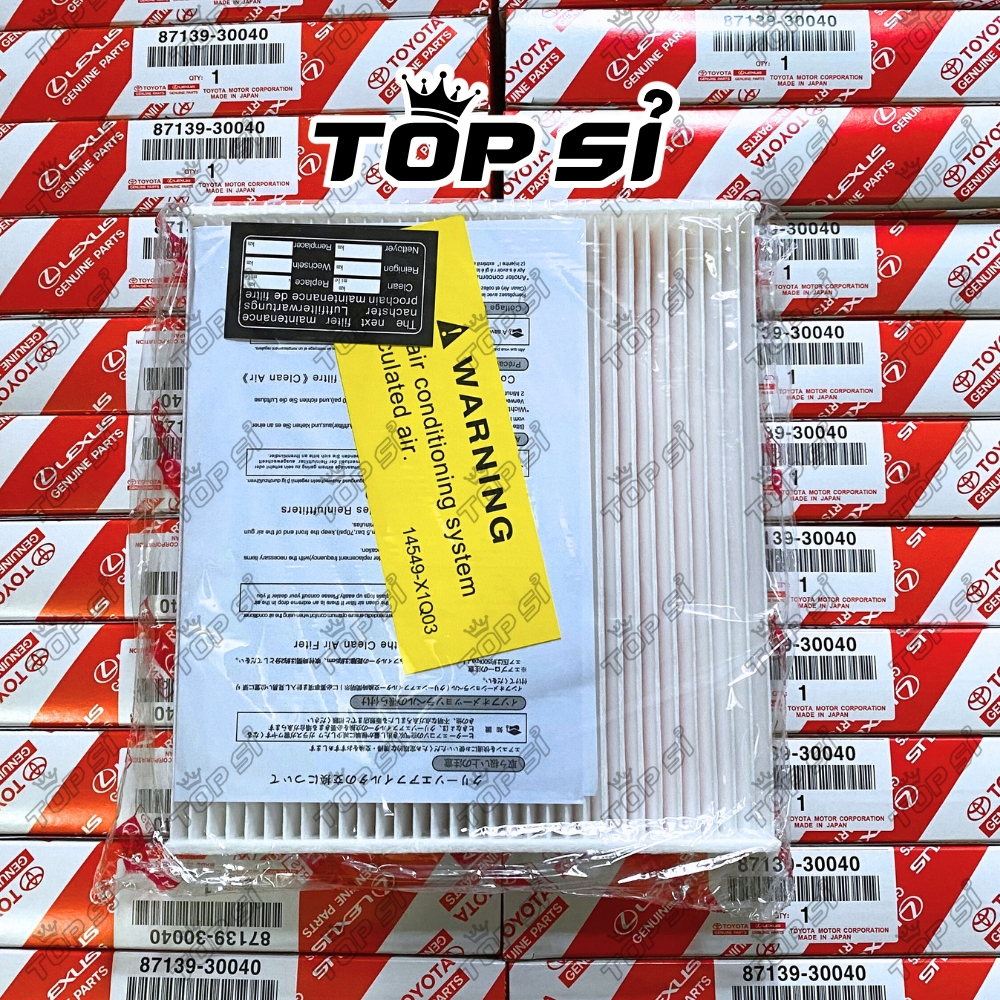 กรองแอร์ กรองแอร์ สําหรับ Vios, Innova, Fortuner, Veloz, Avanza, Altis, Yaris, Camry 87139-30040 / 8