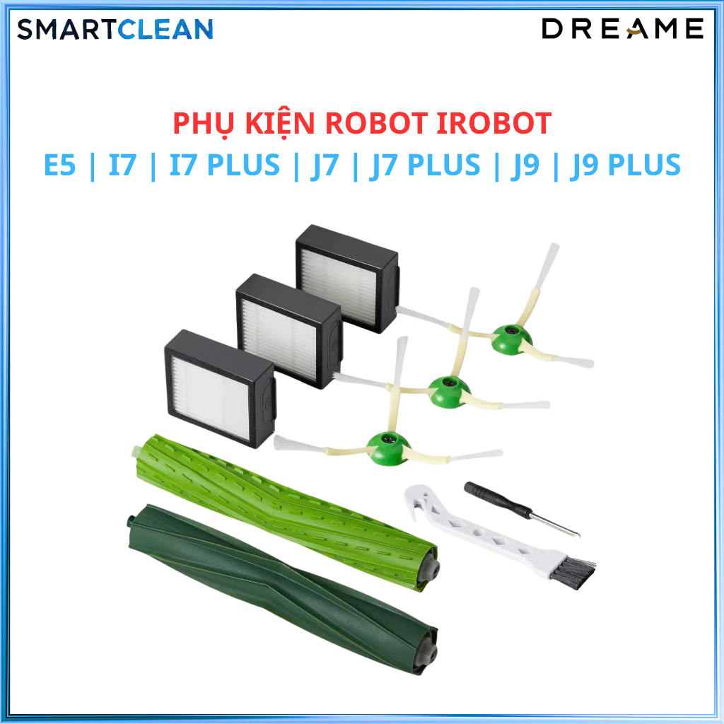 IRobot i7/ i7 plus อุปกรณ์เสริมเครื่องดูดฝุ่นหุ่นยนต์ | J7/ J7 plus | J9/ J9 plus | อี5
