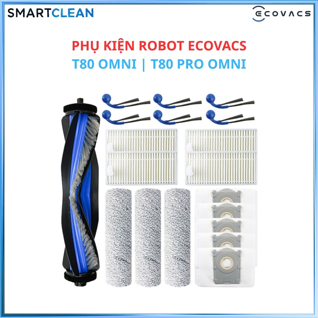Ecovacs T80 Omni T80 Pro Omni Robot Vacuum Cleaner อุปกรณ์เสริม _ เปลี่ยน