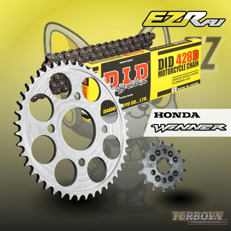 EZRAI SPRINGS สําหรับ HONDA WINNER150, WINNER R 2026 - SPRINGS 15/44 - DID 428 SPRINGS (N-EW, D-EWR)