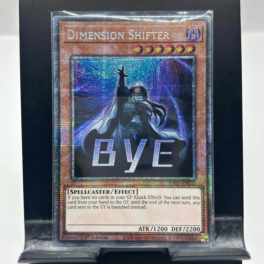 [ การ์ด Yugioh ของแท้ ] Dimension Shifter (Stamp Edition) - RA05-EN132 - Starlight Rare