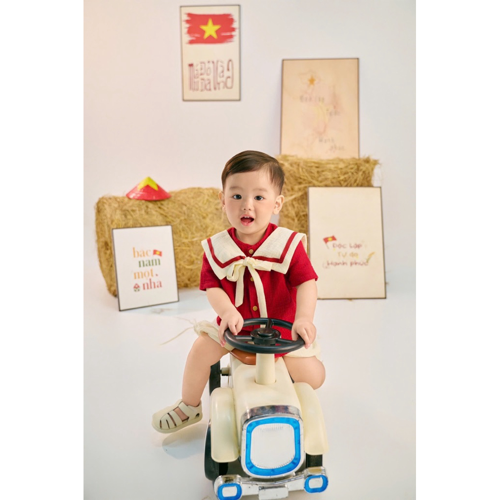 Ruby Darling Sailor Collar Boys Set / Shinnie Baby Shop