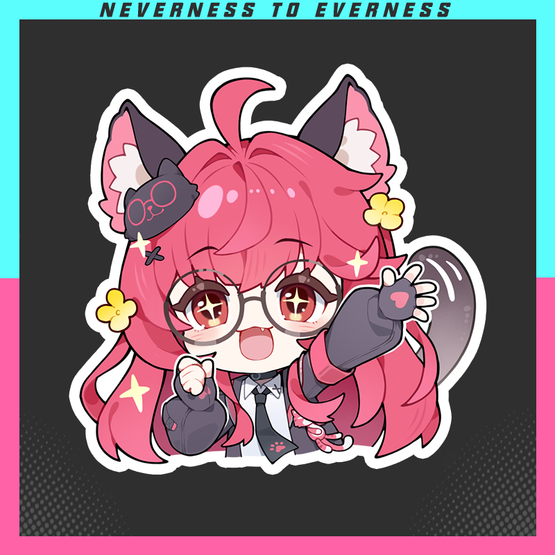 [NTE] Neverness to Everness Sticker - สติ๊กเกอร์chibi Fadia, Baicang, Hotori, Sakiri, Edgar, Adler และ MC