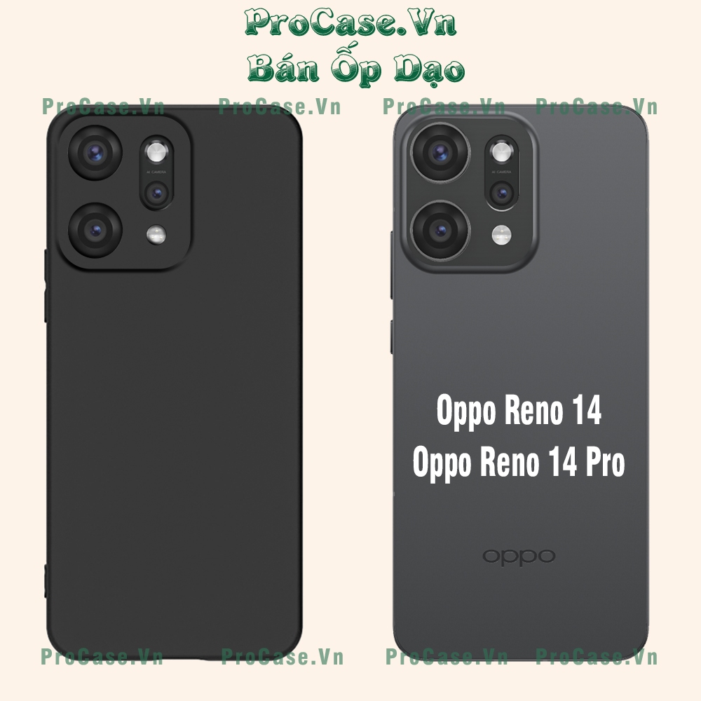 Oppo Reno 14 / Oppo Reno 14F เคส TPU แบบนุ่ม ขอบเหลี่ยม กันกระแทก ป้องกันกล้อง