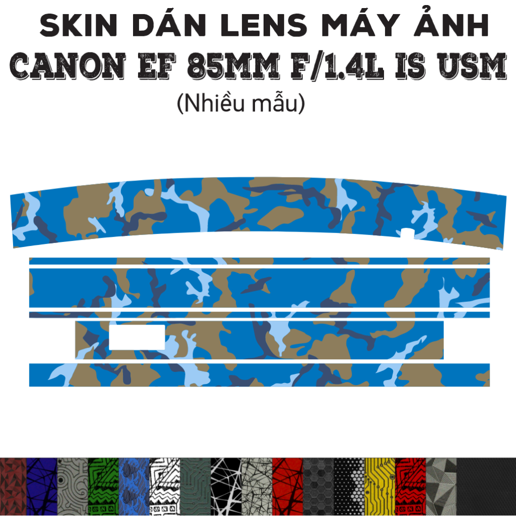 Canon EF 85mm f1.4L IS USM Lens Skin (หลายรุ่น) | Decal Film 3M 85mm สติ๊กเกอร์กันรอยเลนส์กล้อง