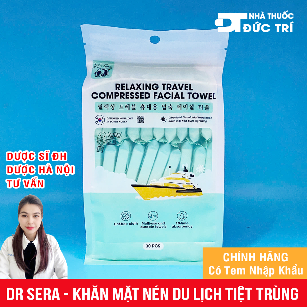 DR.SERA Relaxing Travel Compressed Face Towel