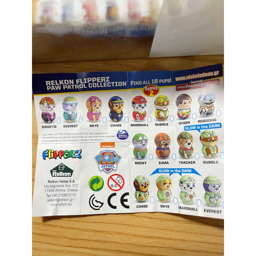 ตุ๊กตาแก้วน้ํา Paw Patrol Flipprez