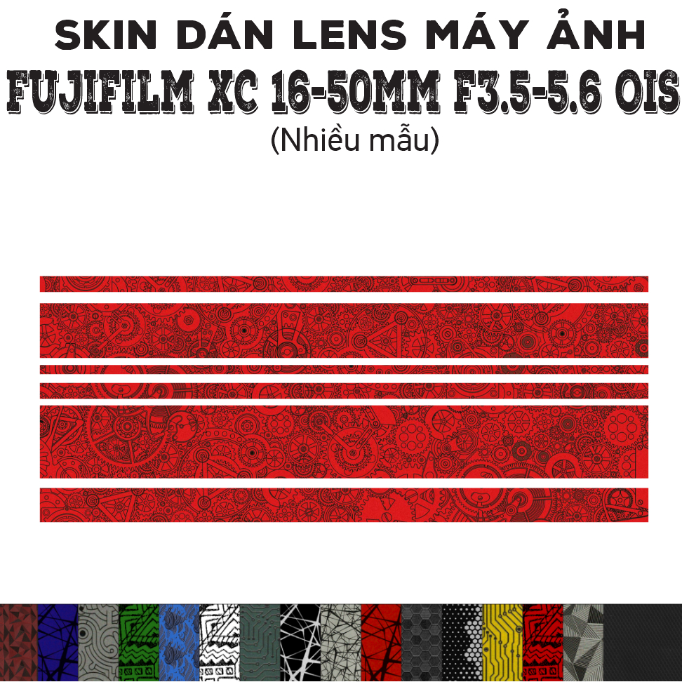Fujifilm XC 16-50mm f3.5-5.6 OIS Lens Skin (หลายรุ่น) | Decal Film 3M สติ๊กเกอร์กันรอยเลนส์กล้อง 16-