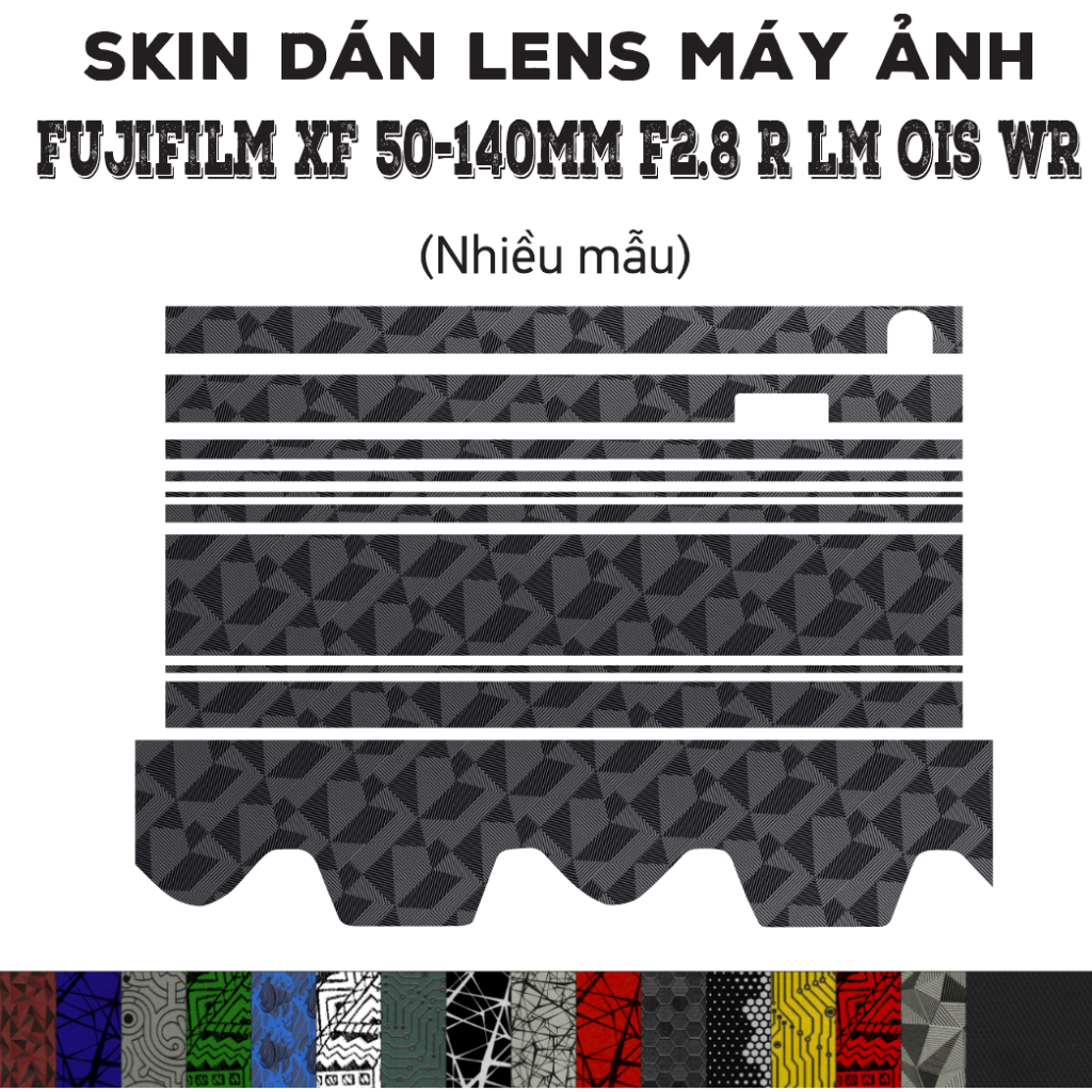 Fujifilm XF 50-140mm f2.8 R LM OIS WR Lens Skin (หลายรุ่น) | Decal Film สติ๊กเกอร์กันรอยเลนส์กล้อง 3