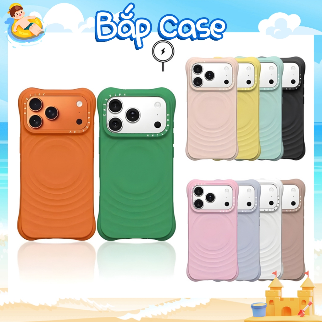 เคส iPhone แม่เหล็กรองรับ Tify การชาร์จแบบไร้สายการป้องกันโทรศัพท์กันกระแทกระดับพรีเมียม - iP 11/12/