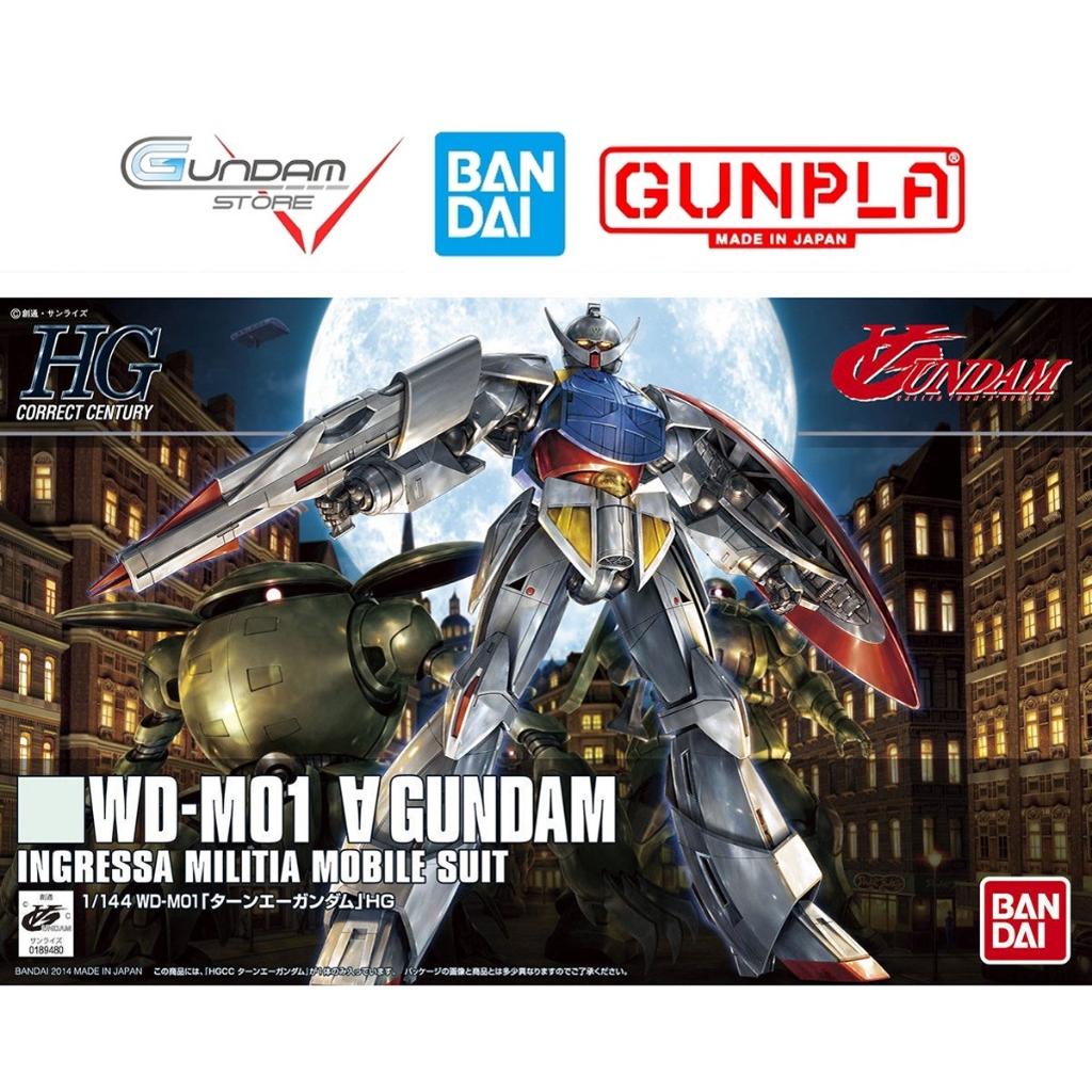 กันพลารุ่น HG WD-M01 Turn A Gundam 1/144 Bandai HGCC UC Assembly Toy