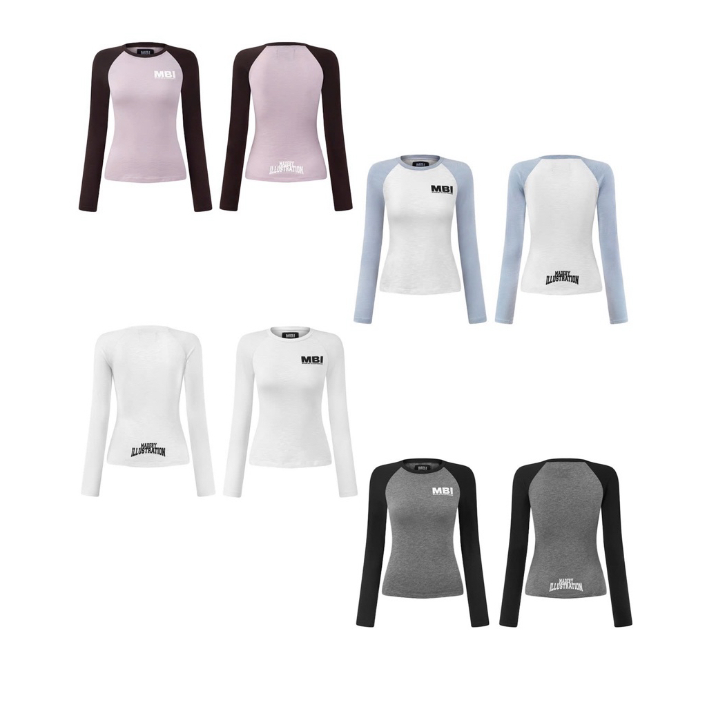 เอ็มบี | BABY RAGLAN SLEEVE | Mbi.project/ คอตตอน 100% (รอยขีดข่วน 2 ทาง)