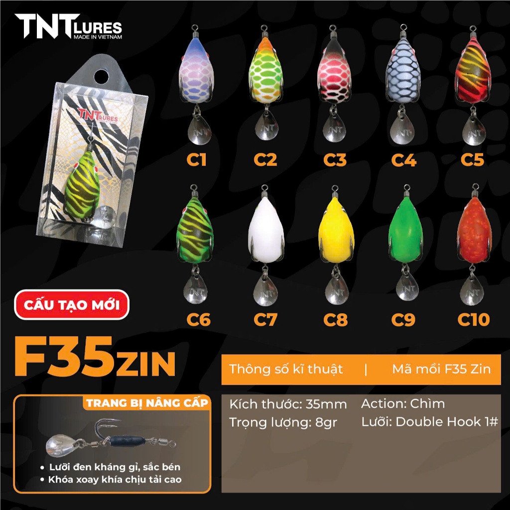 ของแท้ TNT F35 Fishing Lure เชี่ยวชาญใน Super Sensitive F35 Steam Lure Fishing