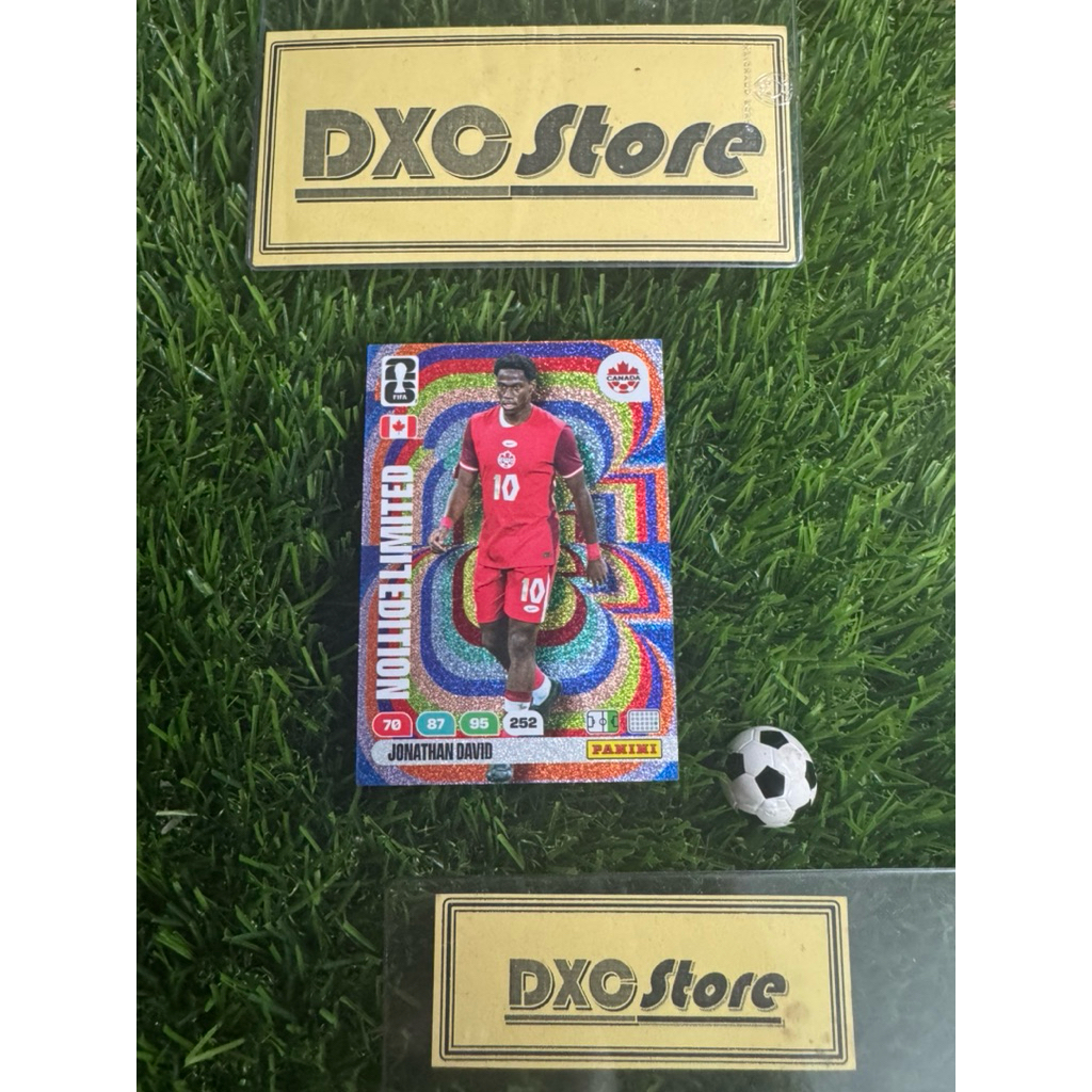 [ ของแท้ ] - LIMITED EDITION - PANINI ADRENALYN XL WORLD CUP 2026 - JONATHAN DAVID (CANADA)