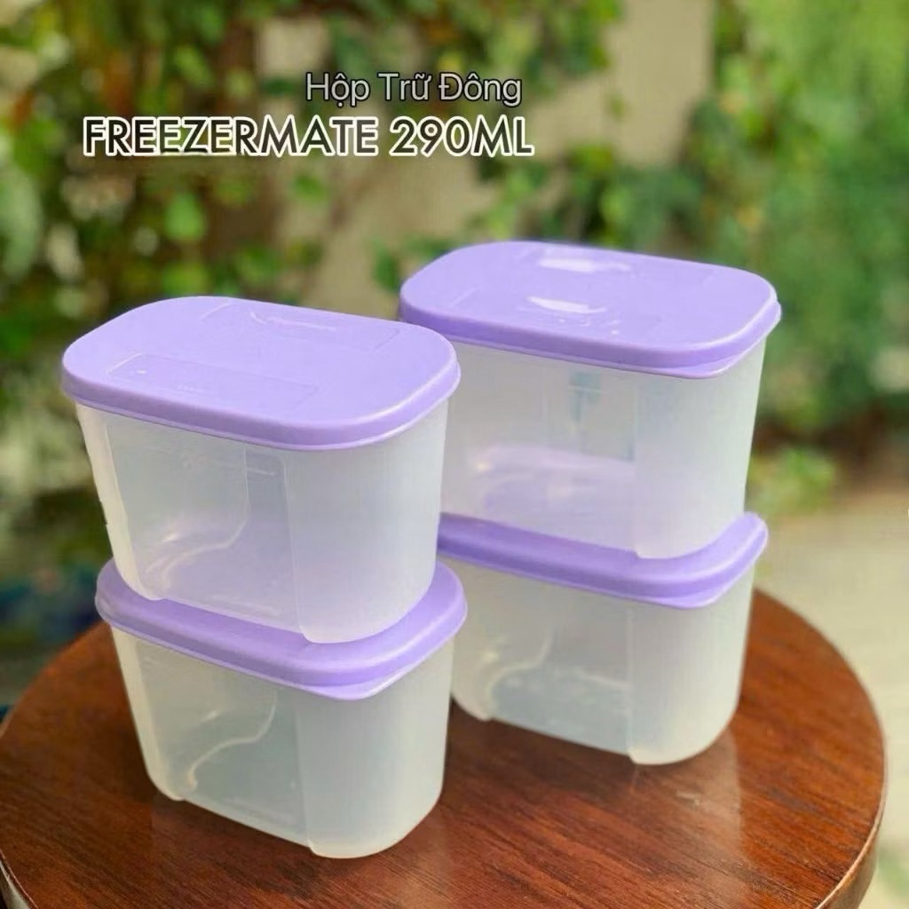 Tupperware 290ml/300ml Freezer Box (พร้อมกล่อง) - พลาสติกบริสุทธิ์ที่ปลอดภัย