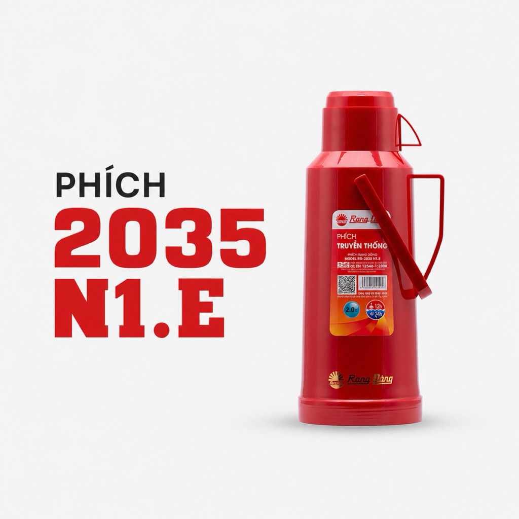 กระติกน้ําร้อน (thermos)-2L Rang Dong 2035 N1.อีอีอี