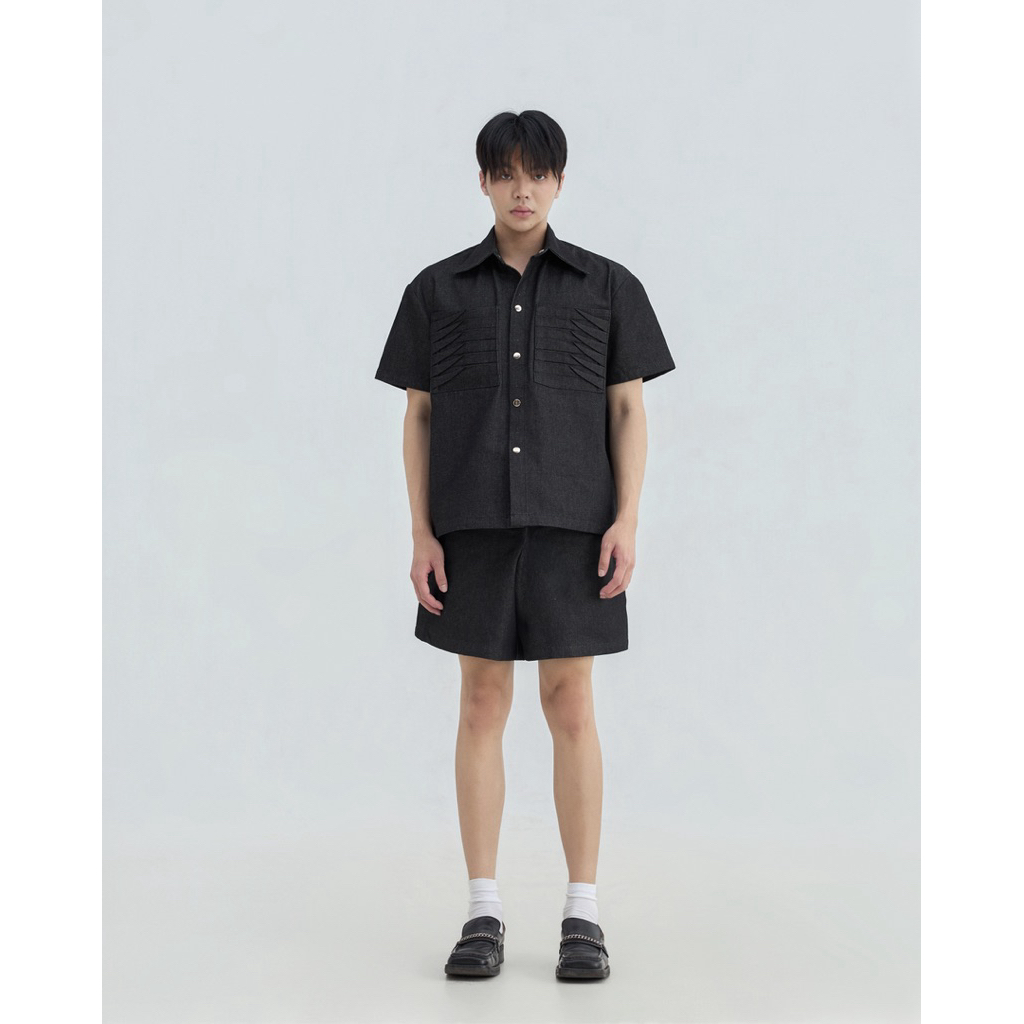 XEP SHIRT & XEP SHORT - RAW DENIM THE VIDI STUDIOS