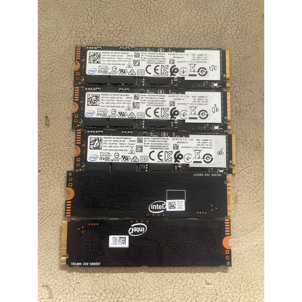 SSD 256G NVME SAMSUNG PM991/991A M2 2230 พร้อมเอาต์พุต INTEL SSD SSD SSDPEKKF256G8L M2 2280, DISASSE