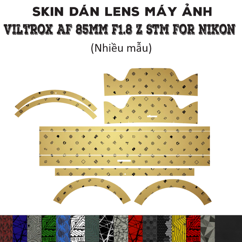 Viltrox AF 85mm f1.8 Z Lens Skin (หลายรุ่น) | Decal Film 3M 85mm สติ๊กเกอร์กันรอยเลนส์กล้อง