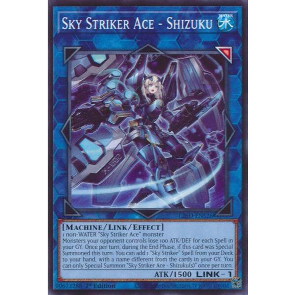 [ การ์ด Yugioh ของแท้ ] Sky Striker Ace - Shizuku - L26D-ENS26 - ทั่วไป