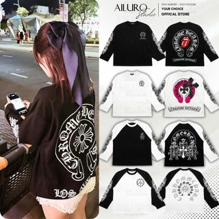 [MỞ BÁN] Áo Thun Tay Dài Chrome Hearts FULL TEM TAG Long Sleeve Form Boxy chất 100% Cotton phông tay lỡ nam nữ form rộng