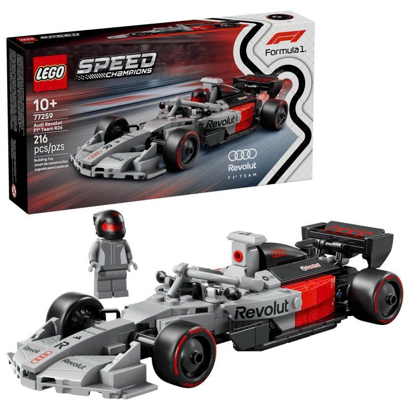 Lego 77259 Audi Revolut F1 Team R26 Race Car Average ประกอบของเล่น
