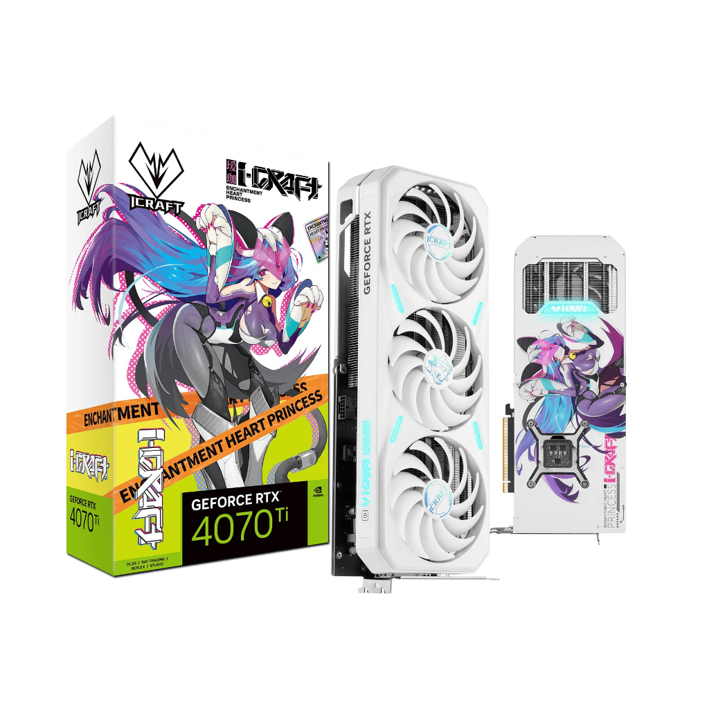 การ์ดวิดีโอ VGA RTX 4070 Ti iCraft Limited Edition OC 12GB GDDR6X (ไม่มีกล่อง)